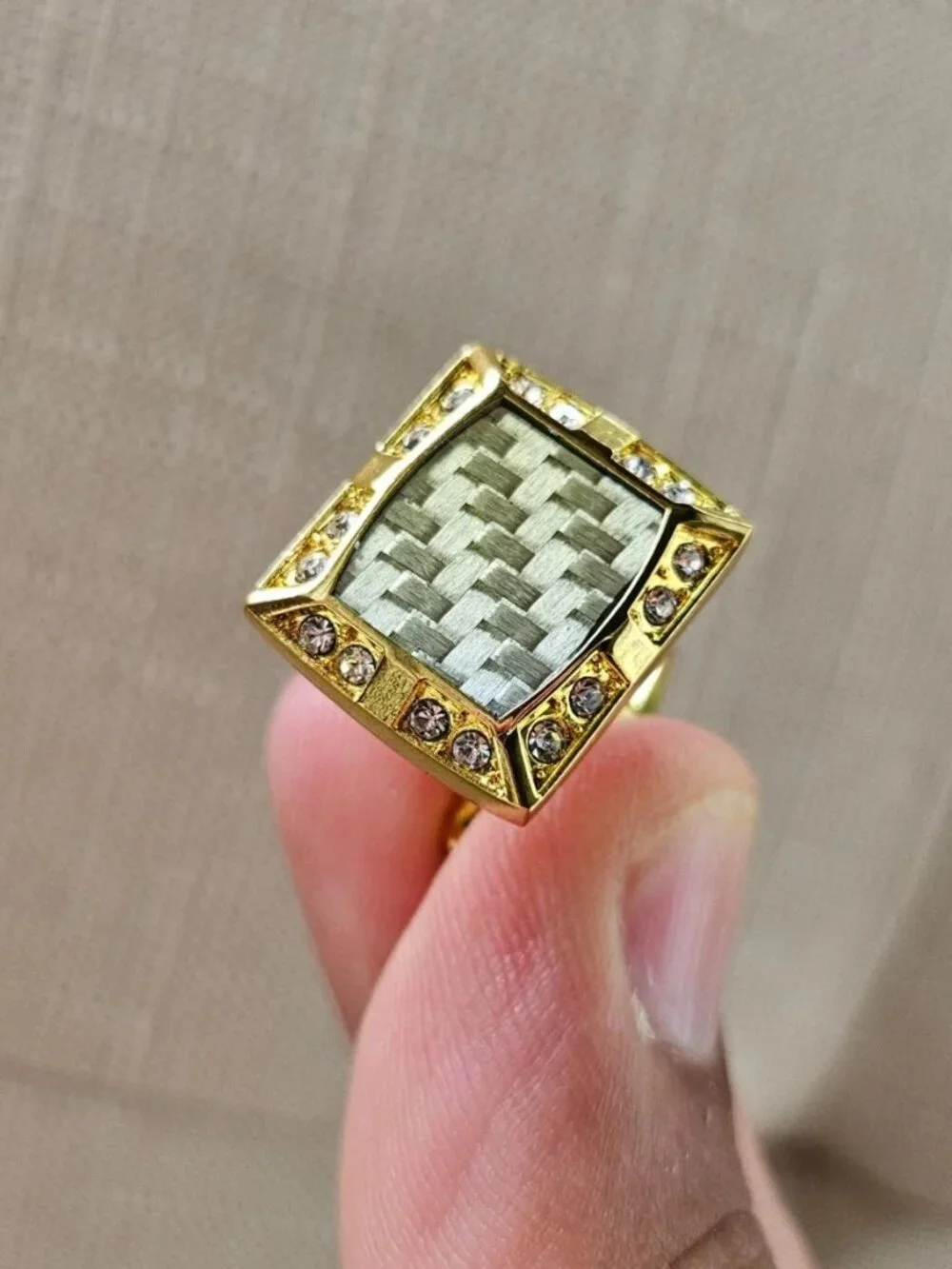 Father Day Gift Men Cuff Links Gold Tone Fashion Jewelry Dress Shirt Cuff Stud